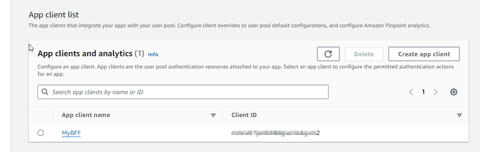 AWS Cognito Clients